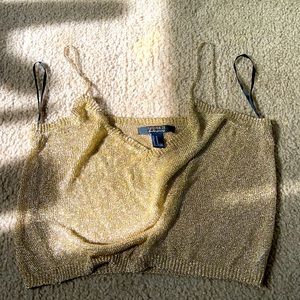 Forever 21 gold camisole,almost new